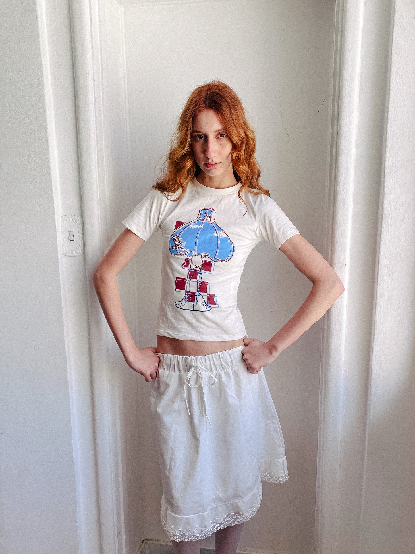 baby tee anecdotes x Alice Tui Luc