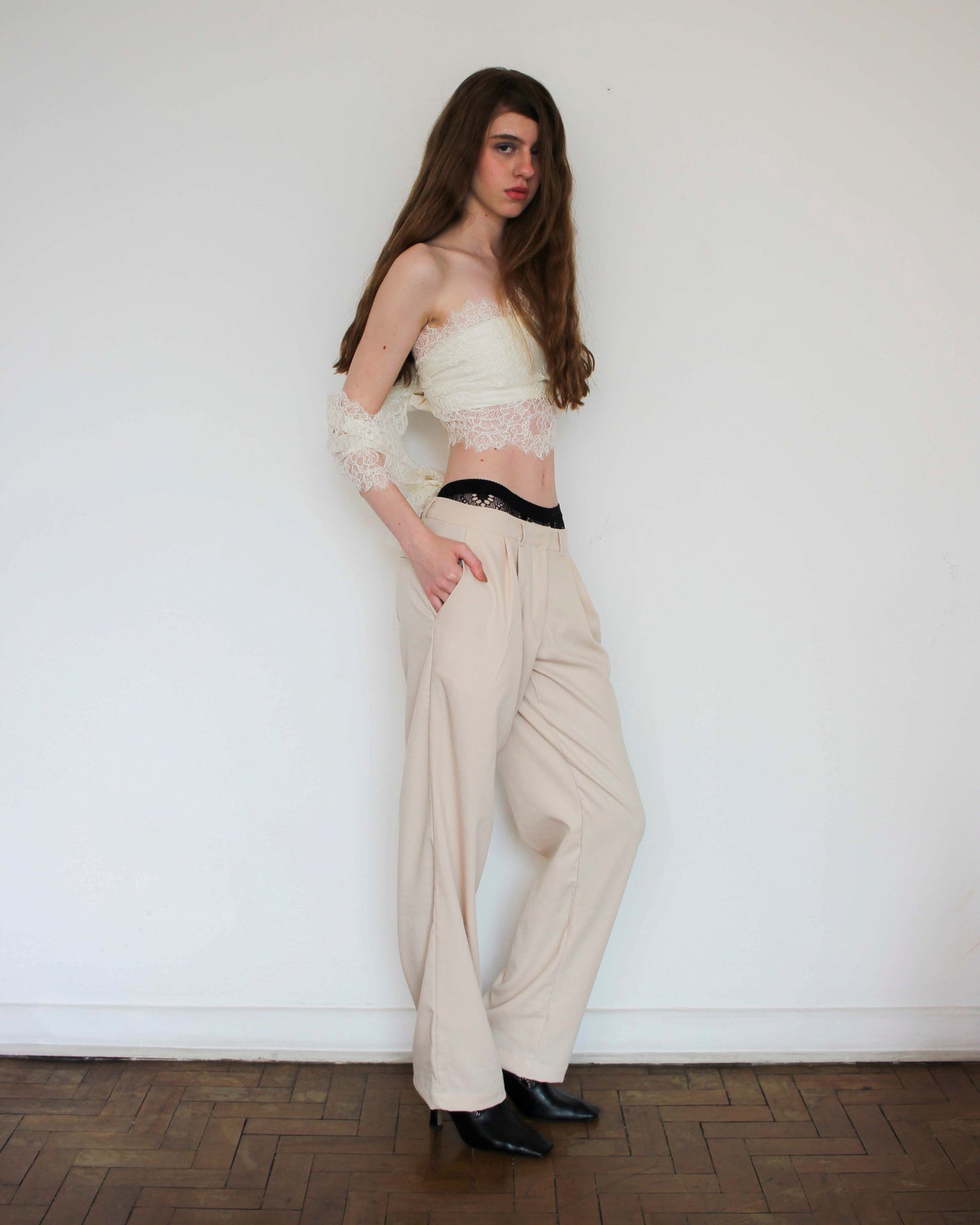 Calça Alfaiataria Retrô em Linho