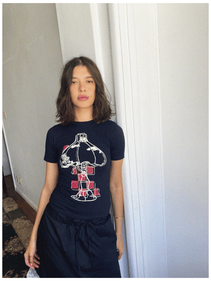 baby tee anecdotes x Alice Tui Luc