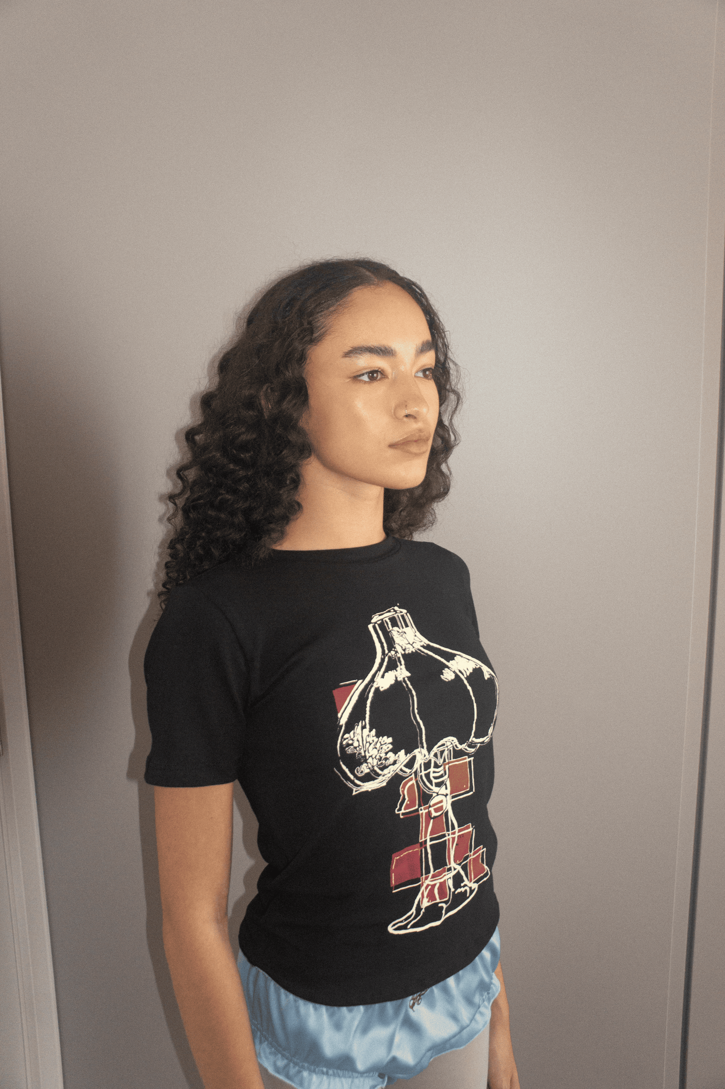 baby tee anecdotes x Alice Tui Luc